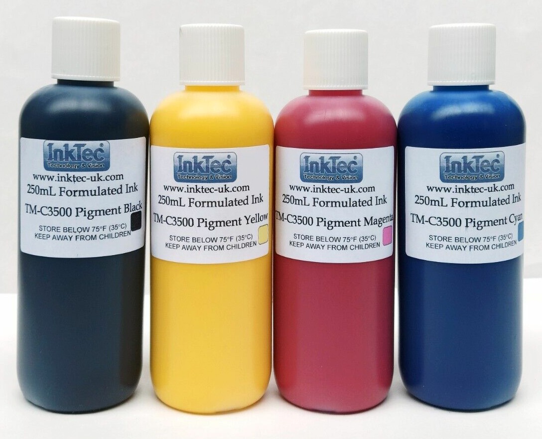 250mL Bottles of ink for Epson TM-C3500 - TM-C3510 - TM-C3520
